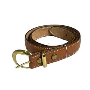 AKER B21 Brown / Tan Leather Concealed Carry Belt Men Size 44